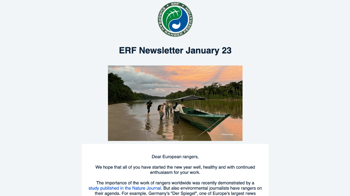 ERF January newsletter