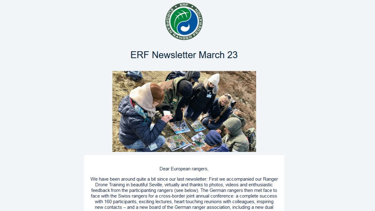 ERF March newsletter