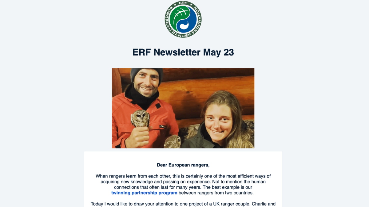 ERF May newsletter