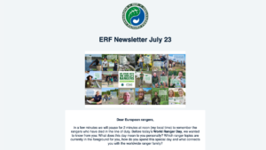 ERF July newsletter