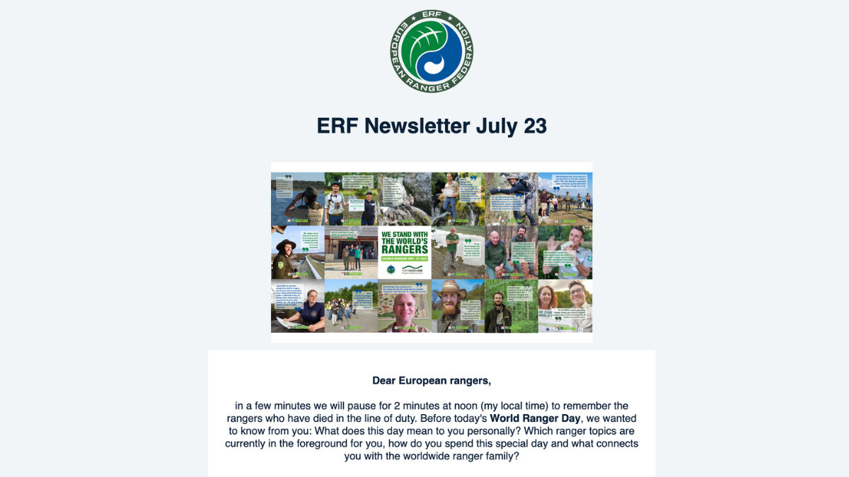 ERF July newsletter