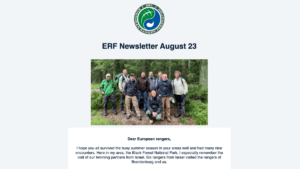 ERF August newsletter