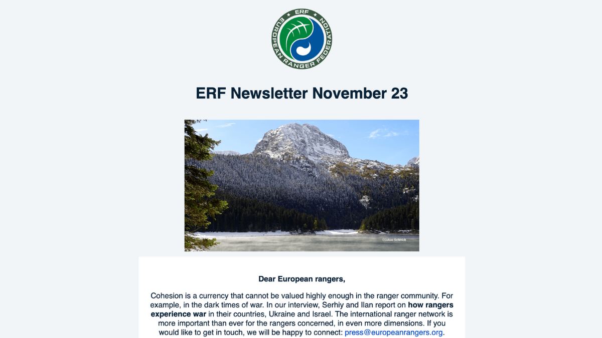 ERF November newsletter