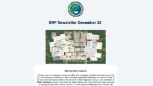 ERF December newsletter