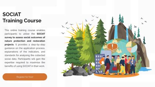Webinar: Assessing Social Outcomes of Nature Protection and Restoration Projects