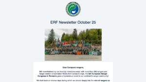 ERF October newsletter