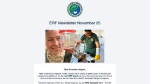 ERF November newsletter